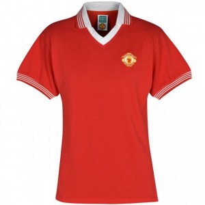 Manchester United tröja hemma 1975-1977