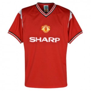 Manchester United tröja hemma 1984-1986